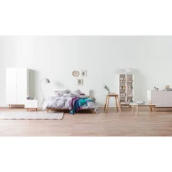 Lit LINDHOLM - Hauteur 96 Cm -Promos Déco Vestiaire Boutique teppich stella silber creme 4768512