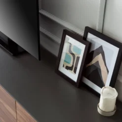 Meuble TV Payara -Promos Déco Vestiaire Boutique tv lowboard payara walnuss schwarz 4372764