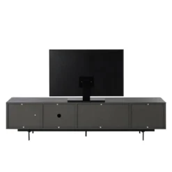 Meuble TV Payara -Promos Déco Vestiaire Boutique tv lowboard payara walnuss schwarz 4372792