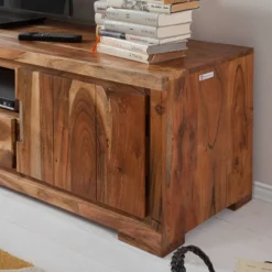 Meuble TV Vision II -Promos Déco Vestiaire Boutique tv lowboard vision ii akazie massiv 4024632