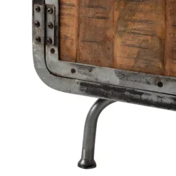 Meuble TV Wharton I -Promos Déco Vestiaire Boutique tv lowboard wharton i mango teilmassiv stahl 5212424