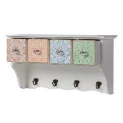 Porte-manteaux Mural Charminster -Promos Déco Vestiaire Boutique wandgarderobe charminster paulownia teilmassiv 4149432