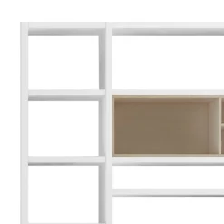 Ensemble Mural Emporior II -Promos Déco Vestiaire Boutique wohnkombination emporior ii eiche dekor weiss 1554866