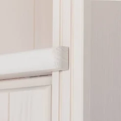 Meuble TV Lillehammer II -Promos Déco Vestiaire Boutique wohnwand lillehammer ii 3 teilig kiefer massiv weiss 1655166