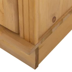 Meuble TV Lillehammer III -Promos Déco Vestiaire Boutique wohnwand lillehammer iii 3 teilig kiefer massiv kiefer 1655222