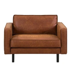 Fauteuil XL FORT DODGE -Promos Déco Vestiaire Boutique xl sessel fort dodge antiklederlook cognac 4670048