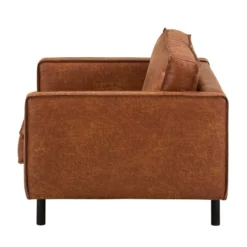 Fauteuil XL FORT DODGE -Promos Déco Vestiaire Boutique xl sessel fort dodge antiklederlook cognac 4670052